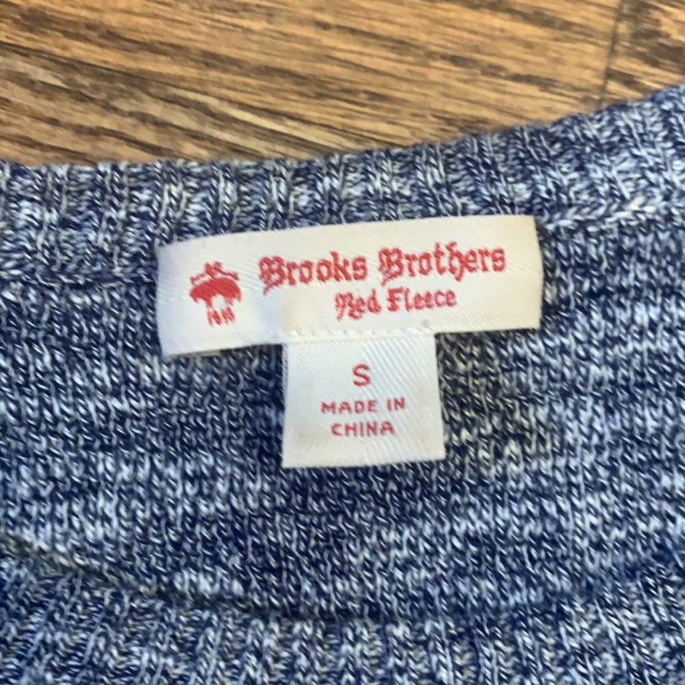 EUC Brooks Brothers Red Fleece Navy Sweater; Size S - Picture 4 of 4